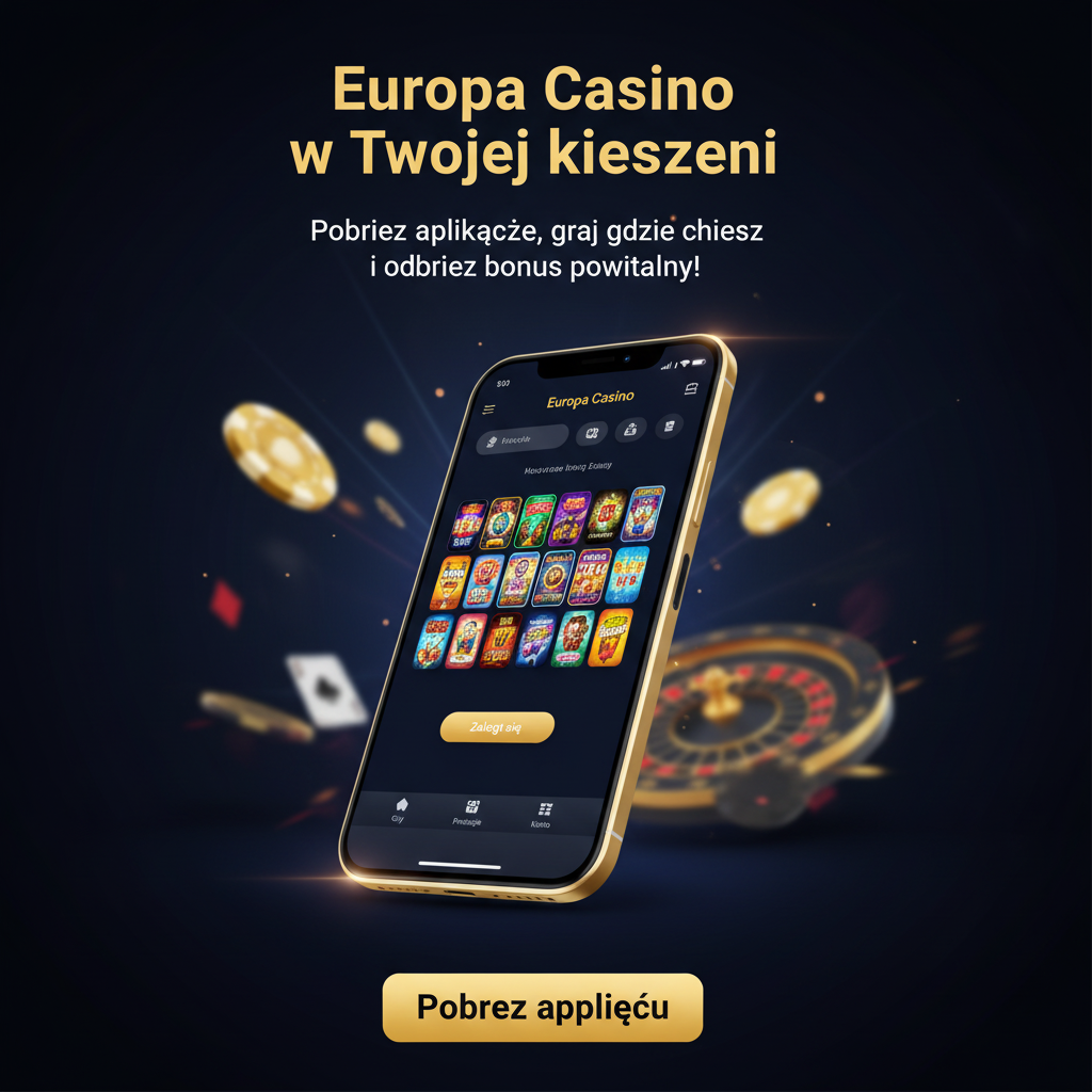 Aplikacja mobilna Europa Casino